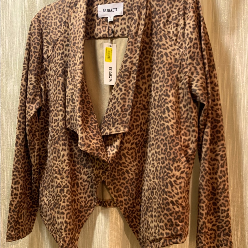Animal print jacket. Large. Worn one time. Excellent condition. Formal or casual